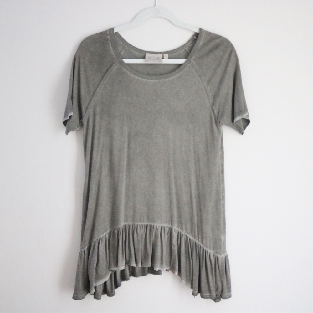 Grey Long Top
